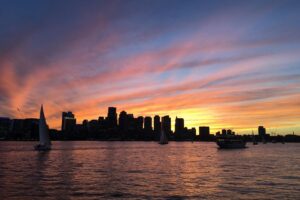 Northern Lights Boston Harbor tour gallery photograph two
