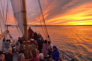 Liberty Fleet Boston sunset sail supplier gallery photograph